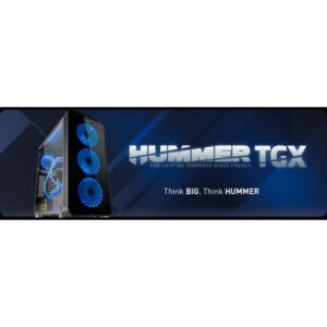 CAJA MEDIATORRE ATX NOX HUMMER TGX RGB CRISTAL TEMPLADO BLACK