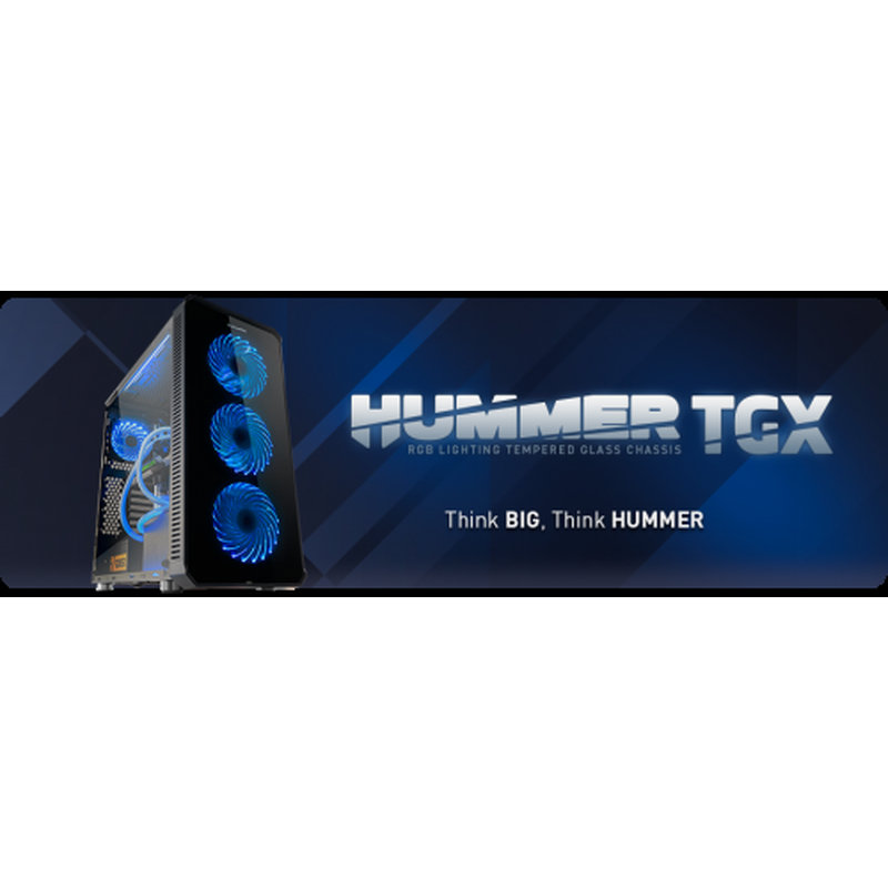 CAJA MEDIATORRE ATX NOX HUMMER TGX RGB CRISTAL TEMPLADO BLACK - Imagen 33