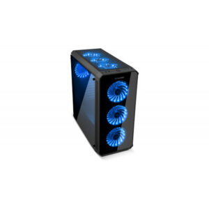 CAJA MEDIATORRE ATX NOX HUMMER TGX RGB CRISTAL TEMPLADO BLACK