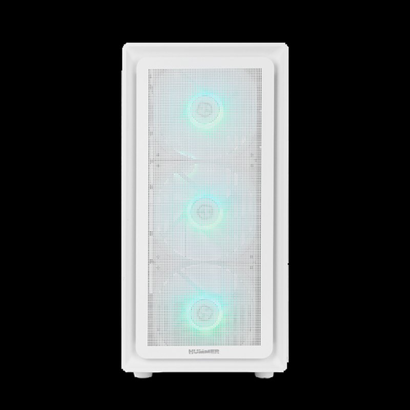 CAJA NOX SEMITORRE HYPERFLOW HUMMER AERO ARGB BLANCA USB 3.0 TYPE C - Imagen 4