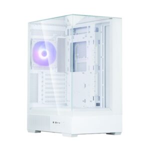 CAJA ZALMAN P40 PRISM ATX 3 XVENT 120MM ARGB 2XUSB 3.0 BLANCO S/N FUENTE