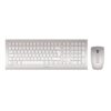 CHERRY DW 8000 teclado Ratón incluido RF inalámbrico QWERTY Inglés de EE. UU. Plata, Blanco CHERRY DW 8000 teclado Ratón incluido RF inalámbrico QWERTY Inglés de EE. UU. Plata, Blanco