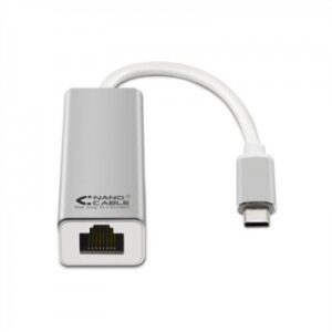 CONVERSOR USBC.0ETHERNET PLATA 15CM