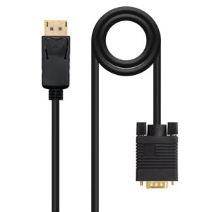 Nanocable Cable conversor DISPLAYPORT a VGA, DP/M - VGA/M, Negro, 5.0 M