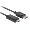 CABLE LANBERG DISPLAYPORT A HDMI MACHO-MACHO 1M CABLE LANBERG DISPLAYPORT A HDMI MACHO-MACHO 1M