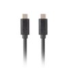 CABLE USB-C LANBERG 3.1 GEN 2 MACHO/MACHO 10GB/S PD100W 0.5M NEGRO CABLE USB-C LANBERG 3.1 GEN 2 MACHO/MACHO 10GB/S PD100W 0.5M NEGRO