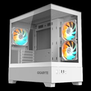 CAJA GIGABYTE M-ATX C201PI 3XVENT 120MM BLANCA