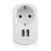 Ewent EW1211 cargador de dispositivo móvil Smartphone, Tableta Blanco Corriente alterna Interior