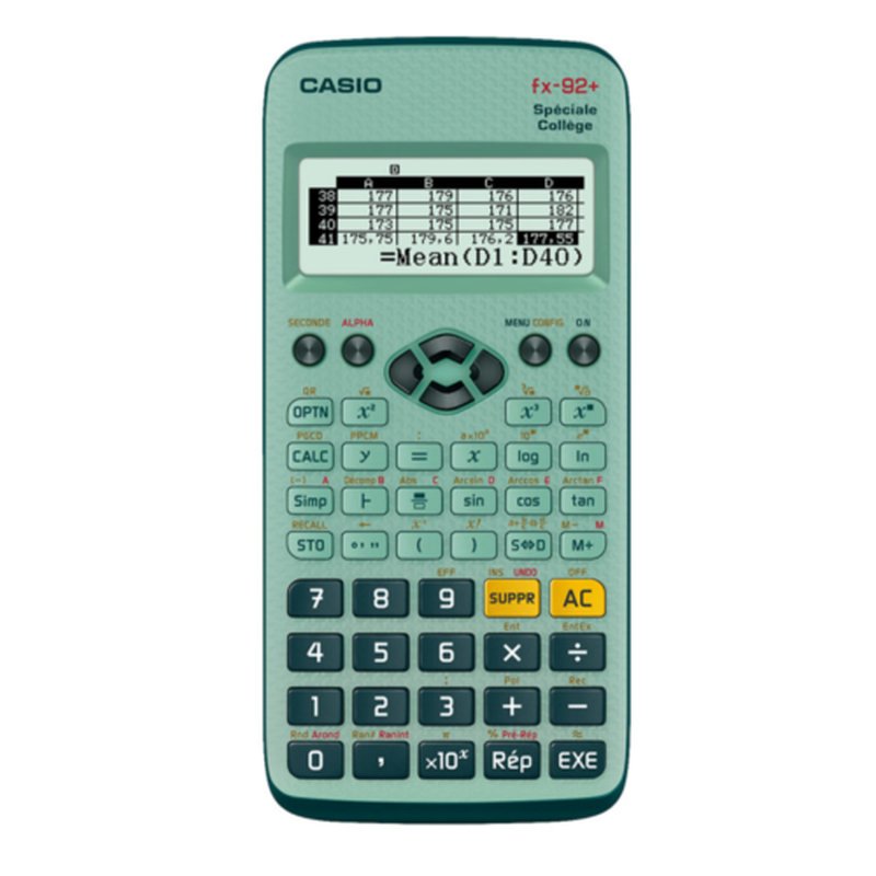 Casio FX-92+ Special college calculadora Bolsillo Calculadora científica Verde - Imagen 4