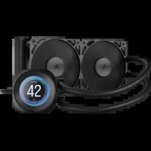 Corsair Nautilus 240 RS LCD Procesador Sistema de refrigeración líquida todo en uno 12 cm Negro 1 pieza(s)