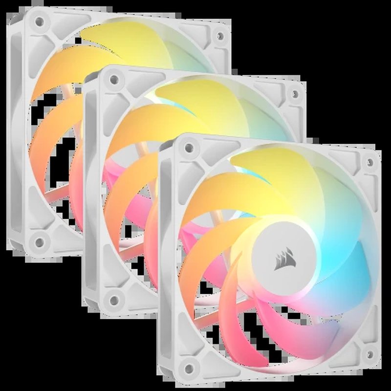 Corsair RS120-R ARGB Carcasa del ordenador Ventilador 12 cm Blanco 3 pieza(s) Corsair RS120-R ARGB Carcasa del ordenador Ventilador 12 cm Blanco 3 pieza(s)