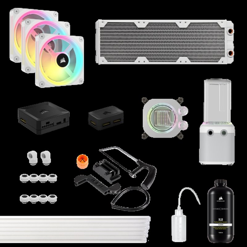 Corsair XH405i Procesador Kit de refrigeración líquida Blanco Corsair XH405i Procesador Kit de refrigeración líquida Blanco