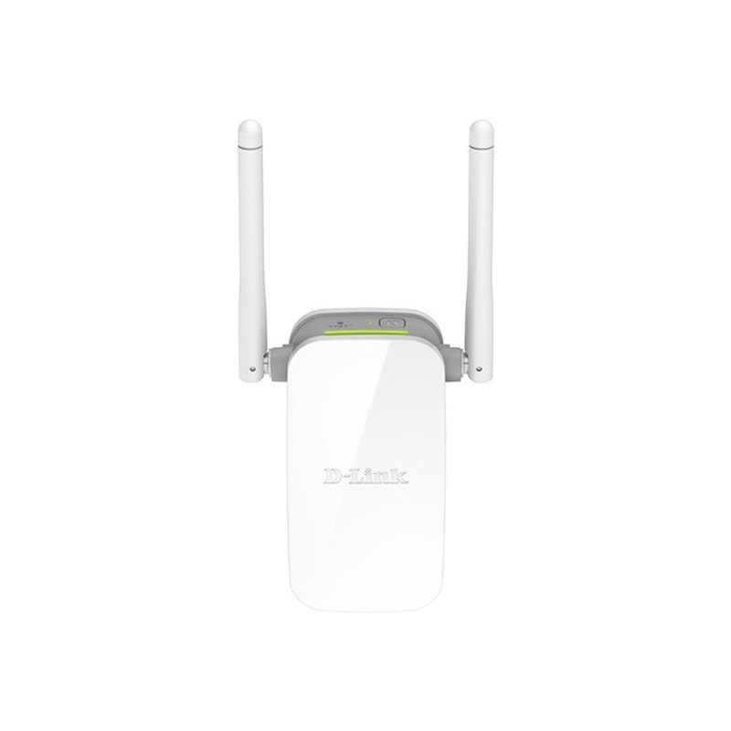 D-Link N300 Repetidor de red Gris, Blanco 10, 100 Mbit/s
