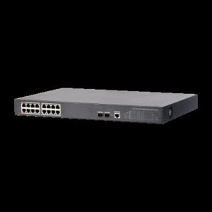 DAHUA - DH-PFS4218-16GT-240 - SWITCH POE 16 PUERTOS GIGABIT + 2 SFP UPLINK GIGABIT 240W 802.3AT MANEJABLE LAYER 2