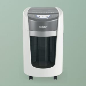 Leitz IQ OptiMax Home Office 225 triturador de papel Microcorte 58 dB Gris, Blanco