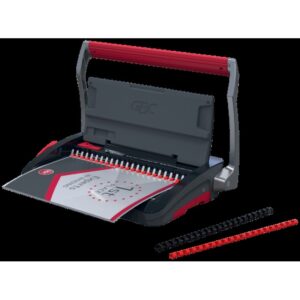 GBC CombBind CB15 Encuadernadora de canutillo 165 hojas Negro, Rojo