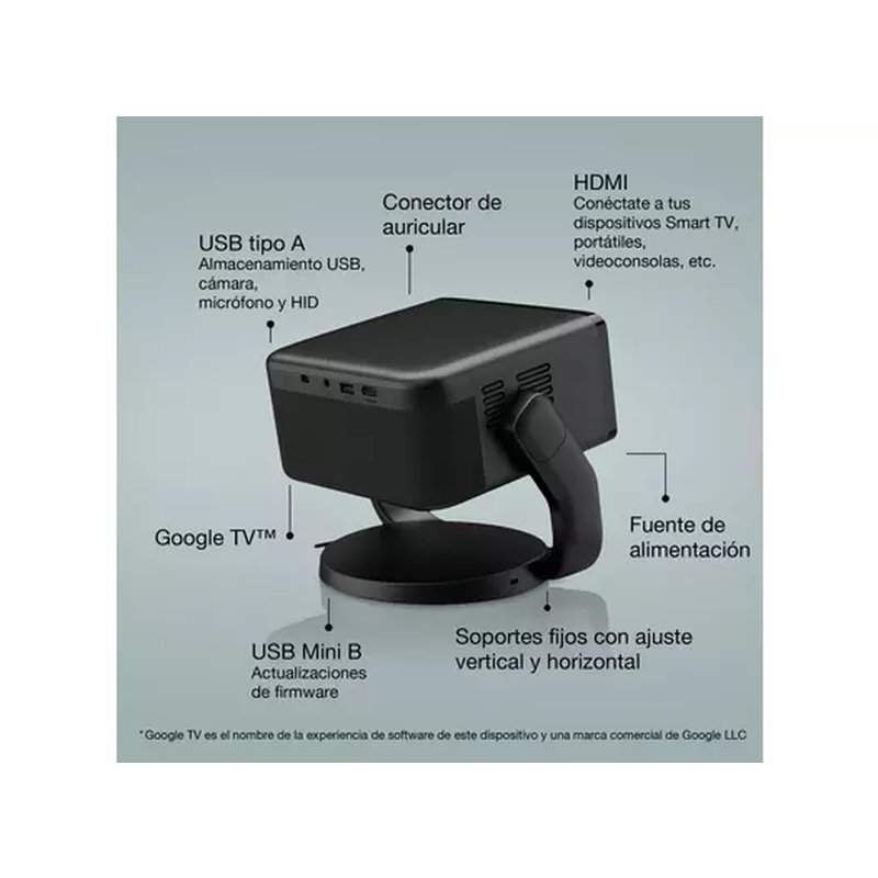 Epson EF-22B videoproyector Proyector de alcance estándar 3LCD 1080p (1920x1080) Negro Epson EF-22B videoproyector Proyector de alcance estándar 3LCD 1080p (1920x1080) Negro