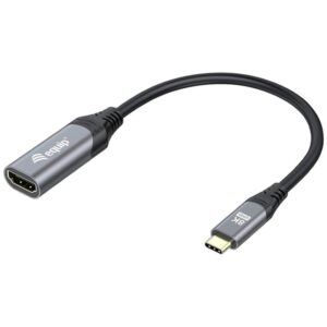 Equip 133492 adaptador de cable de vídeo 0,15 m USB Tipo C HDMI Negro, Gris