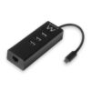 Ewent EW1141 base para portátil y replicador de puertos USB 3.2 Gen 1 (3.1 Gen 1) Type-C Negro