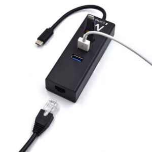 Ewent EW1141 base para portátil y replicador de puertos USB 3.2 Gen 1 (3.1 Gen 1) Type-C Negro