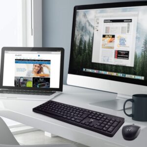 Ewent EW3256 teclado Ratón incluido RF inalámbrico QWERTY Español Negro Ewent EW3256 teclado Ratón incluido RF inalámbrico QWERTY Español Negro