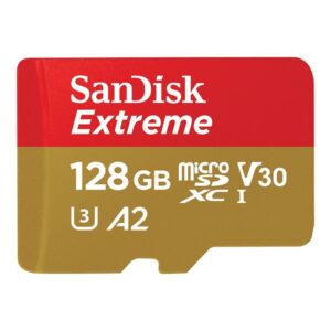 Extreme microSDXC 128GB+SD 190MB/s