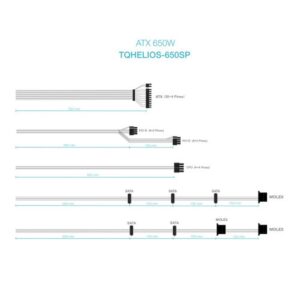 TooQ Fuente de Alimentación ATX 650W APFC 80Plus Bronze
