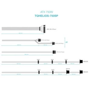 TooQ Fuente de alimentación ATX 750W APFC 80Plus Bronze TooQ Fuente de alimentación ATX 750W APFC 80Plus Bronze