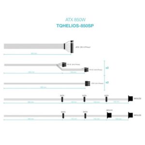 TooQ Fuente de alimentación ATX 850W APFC 80Plus Bronze TooQ Fuente de alimentación ATX 850W APFC 80Plus Bronze