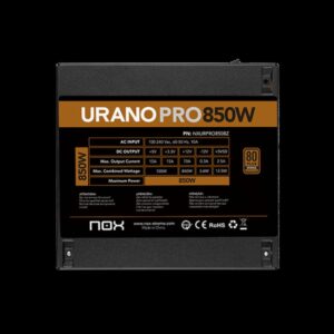 FUENTE ALIMENTACION ATX NOX URANO PRO 850W BRONZE