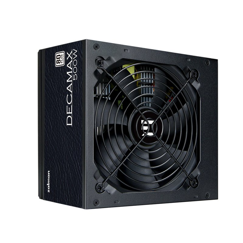 FUENTE DE ALIMENTACION ZALMAN DECAMAX 500W 80+ STANDARD ATX NEGRO FUENTE DE ALIMENTACION ZALMAN DECAMAX 500W 80+ STANDARD ATX NEGRO