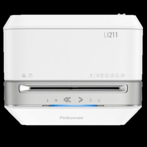Alternative view of Fellowes Powershred LX21 triturador de papel Microcorte Gris, Blanco