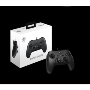 Alternative view of MSI FORCE GC200 mando y volante Negro USB Gamepad Analógico/Digital Android, PC