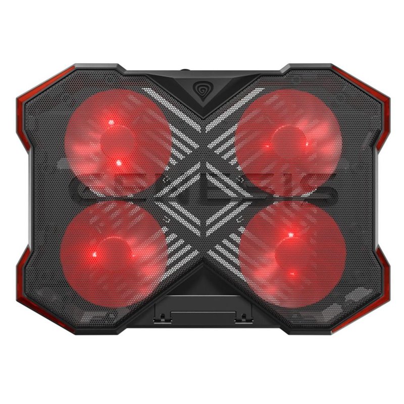 GENESIS Oxid 260 almohadilla fría 43,9 cm (17.3") 1010 RPM Negro, Rojo GENESIS Oxid 260 almohadilla fría 43,9 cm (17.3") 1010 RPM Negro, Rojo