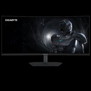 Alternative view of GIGABYTE G34WQC2 Monitor Gaming Curvo 34” WQHD - 3440 x 1440, 1500R, 200Hz, 1ms, 450 cd/m², AMD FreeSync Premium, DisplayHDR 400, HDMI 2.0, Displayport 1.4