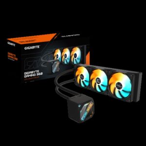 GIGABYTE GAMING 360 Refrigeración Líquida para CPU - 3x120 mm Ventiladores ARGB, Mecanismo de enclavamiento deslizante, DAISY-CHAIN, Compatible con Intel LGA 1851 y AMD AM5