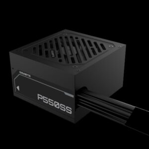 GIGABYTE P550SS Fuente de Alimentación - PCIe 5.0, 80 PLUS Silver, Ventilador de 120 mm, Compatible con ATX 3.0, Enchufe EU GIGABYTE P550SS Fuente de Alimentación - PCIe 5.0, 80 PLUS Silver, Ventilador de 120 mm, Compatible con ATX 3.0, Enchufe EU