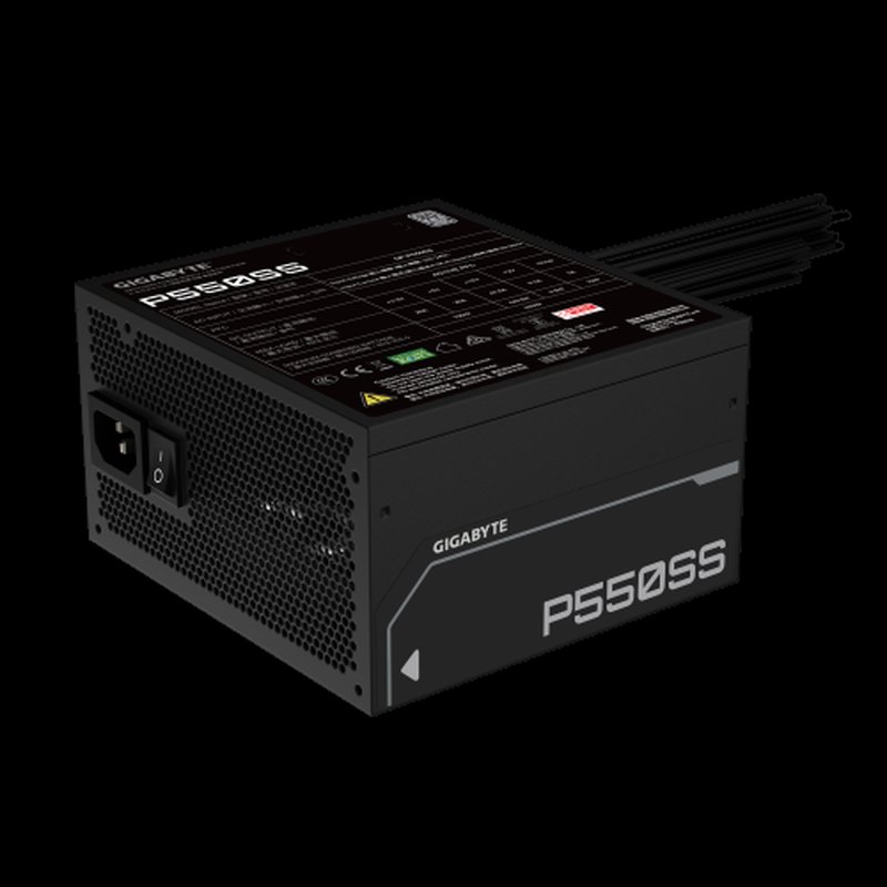 GIGABYTE P550SS Fuente de Alimentación - PCIe 5.0, 80 PLUS Silver, Ventilador de 120 mm, Compatible con ATX 3.0, Enchufe EU GIGABYTE P550SS Fuente de Alimentación - PCIe 5.0, 80 PLUS Silver, Ventilador de 120 mm, Compatible con ATX 3.0, Enchufe EU - Imagen 6