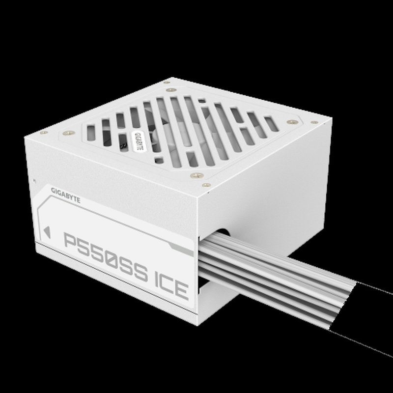 GIGABYTE P550SS ICE Fuente de Alimentación - PCIe 5.0, 80 PLUS Silver, Ventilador de 120 mm, Compatible con ATX 3.0, Enchufe EU - Imagen 5