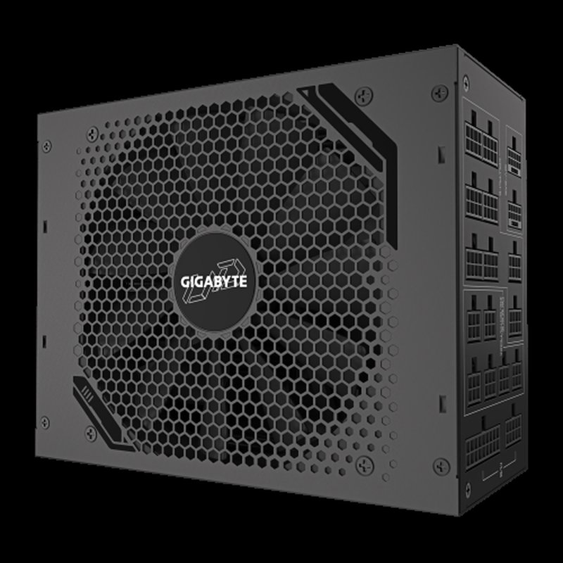 GIGABYTE UD1600PM PG5 AI TOP Fuente de Alimentación - PCIe 5.0, 80 PLUS Platinum, Diseño totalmente modular, Ventilador de 120 mm, Compatible con ATX 3.1, Enchufe EU - Imagen 2