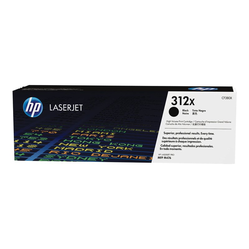 HP Cartucho de tóner de alta capacidad 312X negro para LaserJet