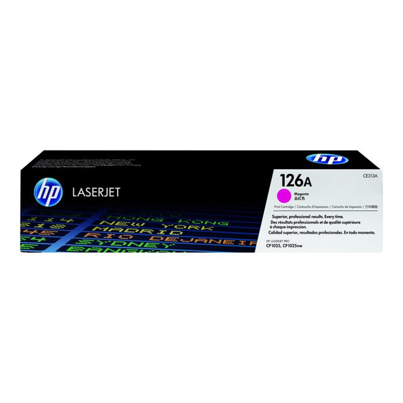 HP Cartucho de tóner original LaserJet 126A magenta