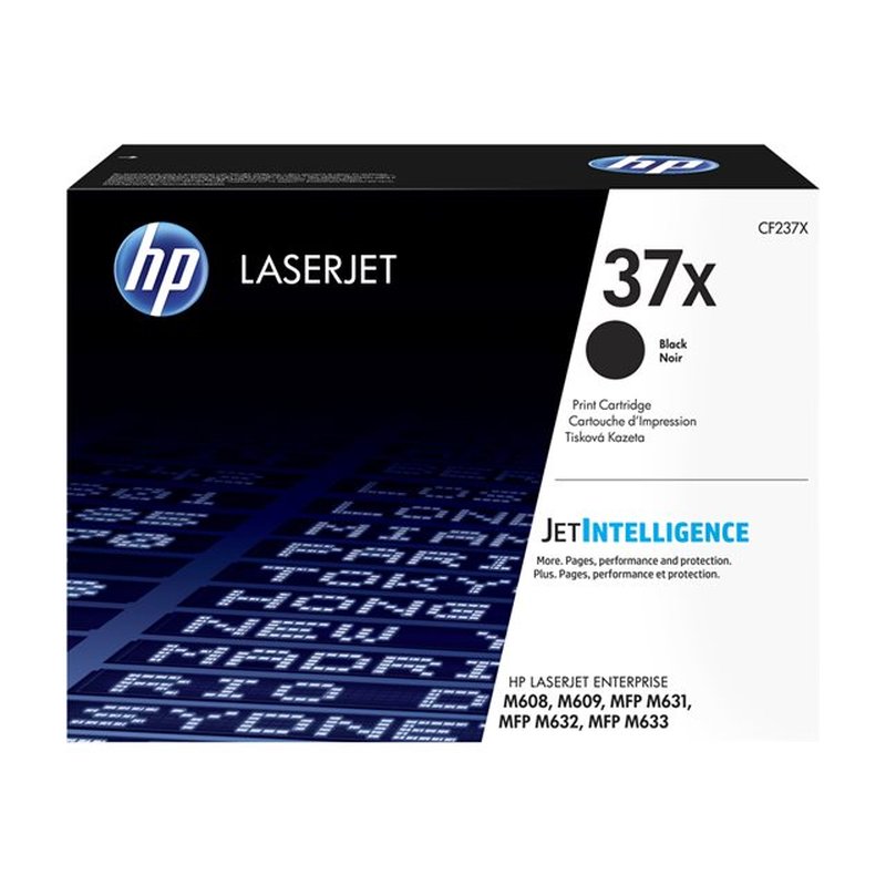 HP Cartucho de tóner original LaserJet 37X de alta capacidad negro