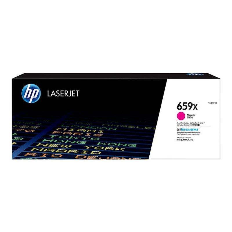 HP LaserJet Cartucho de tóner Original 659X magenta de alta capacidad