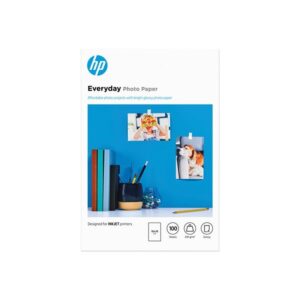 HP Papel fotográfico brillante Everyday - 100 hojas/10 x 15 cm