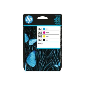 HP Paquete de 4 cartuchos de tinta Original 963 negro/cian/magenta/amarillo