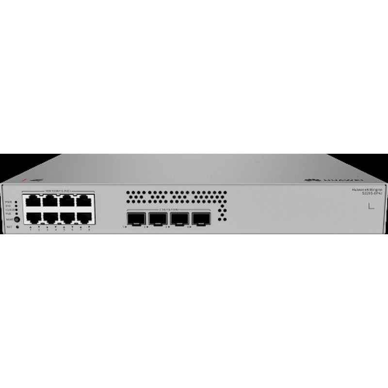 HUAWEI eKit S220S Series S220S-8P4J Gestionado L2 Gigabit Ethernet (10/100/1000) Energía sobre Ethernet (PoE) 1U Gris HUAWEI eKit S220S Series S220S-8P4J Gestionado L2 Gigabit Ethernet (10/100/1000) Energía sobre Ethernet (PoE) 1U Gris - Imagen 2