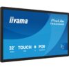 iiyama TW3226AS-B3P pantalla de señalización Panel plano interactivo 80 cm (31.5") LED Wifi 500 cd / m² Full HD Negro Pantalla táctil Procesador incorporado Android 14 24/7 iiyama TW3226AS-B3P pantalla de señalización Panel plano interactivo 80 cm (31.5") LED Wifi 500 cd / m² Full HD Negro Pantalla táctil Procesador incorporado Android 14 24/7