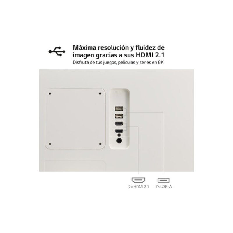 LG 32SR50F-W pantalla para PC 80 cm (31.5") 1920 x 1080 Pixeles Full HD LCD Blanco - Imagen 3