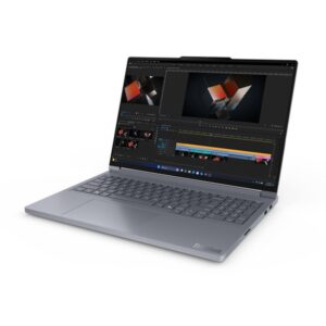 Lenovo ThinkBook 16p G6 ADR AMD Ryzen™ 9 8940HX Portátil 40,6 cm (16") WQXGA 32 GB DDR5-SDRAM 1 TB SSD NVIDIA GeForce RTX 5060 Wi-Fi 7 (802.11be) Windows 11 Pro Español Gris
